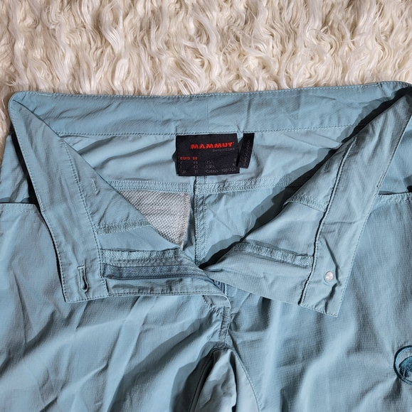 Mammut Cargo Climbing Khaki Blue Pants Size 8 - Picture 8 of 15